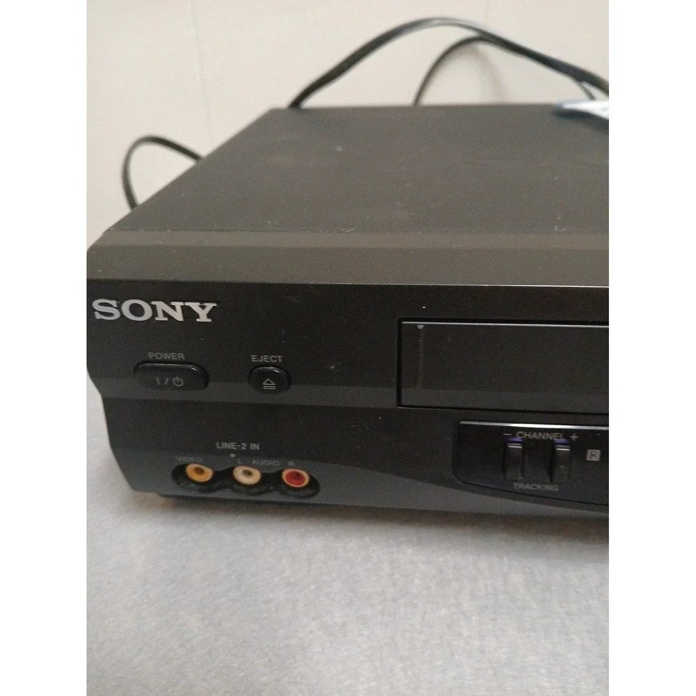 Sony SLV-N55 4-Head Hi-Fi Stereo VCR Video Player Recorder No Remote - TESTED